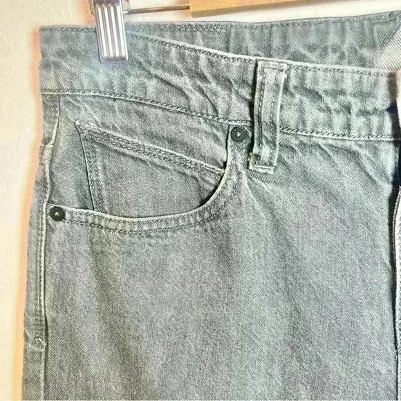 Volcom Men’s Solver Modern Straight Denim Jeans in Dark Gray Size 30 - Picture 4 of 12